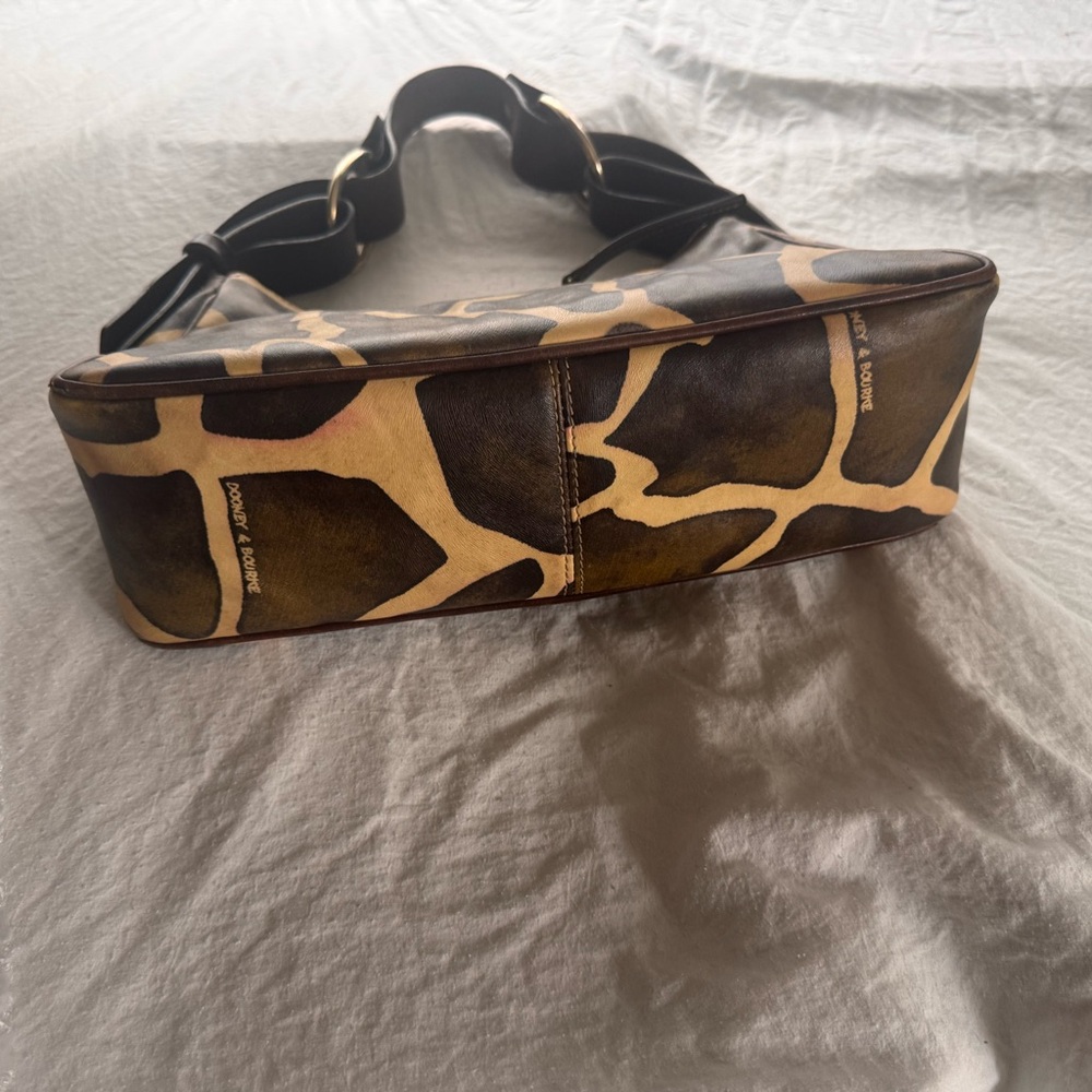 Dooney & Bourke Giraffe Print Shoulder Bag - Picture 3 of 12